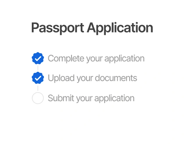 Finish your application online